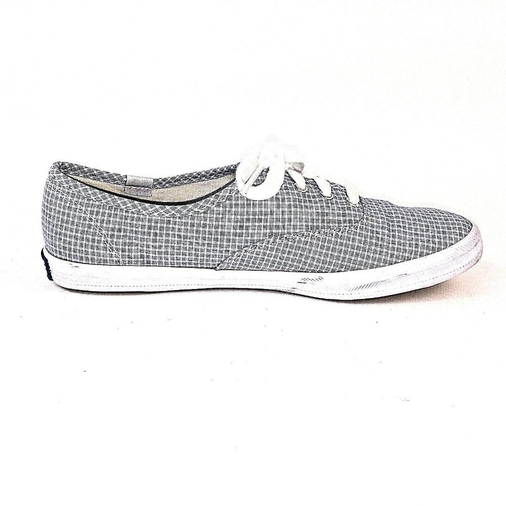 KEDS Womens WF55544 Blue Champion SEERSUCKER  Canvas Sneakers Shoes US 6.5 UK 4